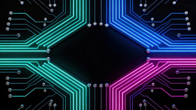 Neon circuit board design