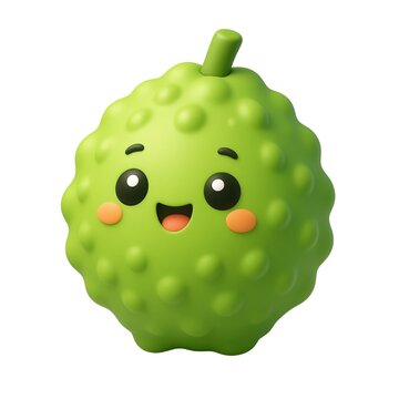 Emotions character fruit 3D cute