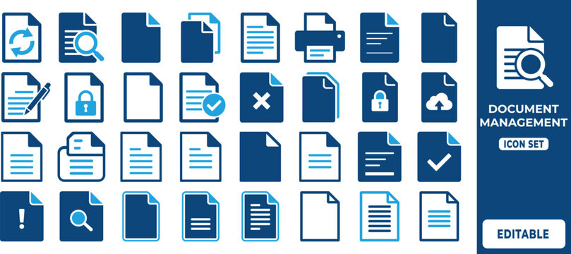Document File Management and Office Document Icons