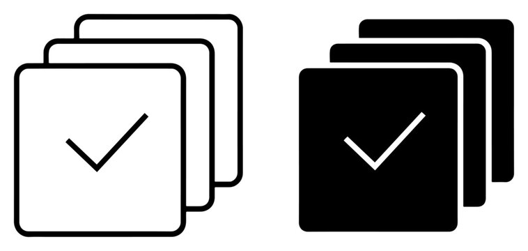 select all icon vector collection