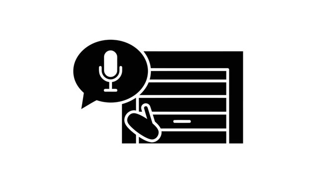 Voice Controlled Garage Door Icon