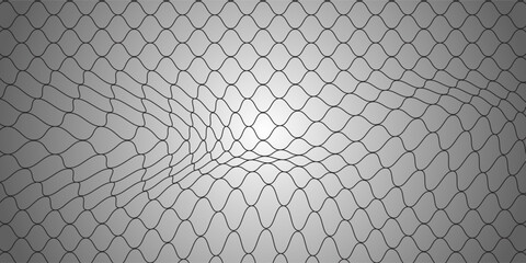 Net pattern. Rope net vector silhouette. Soccer, football, volleyball, tennis and tennis net pattern © sodikin