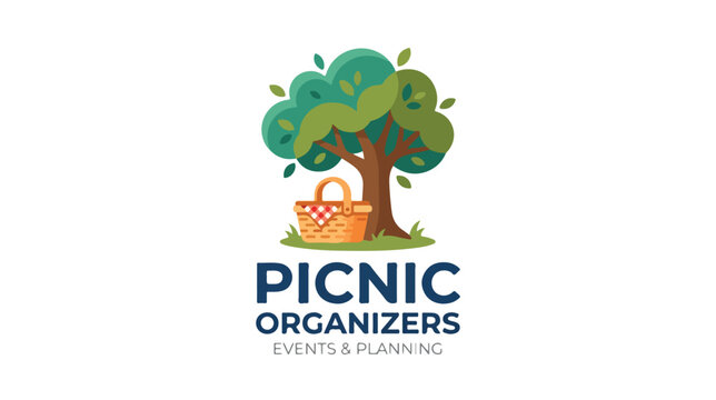 Creative logo design for a professional picnic organizers and event planning company.