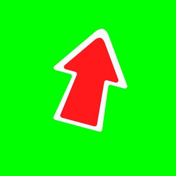 An animated upward shaking arrow that emphasizes upward movement and user attention. Suitable for scrolling prompts, upload actions, growth indicators, onboarding, and interactive interface animations