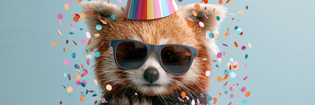 happy birthday card with a panda