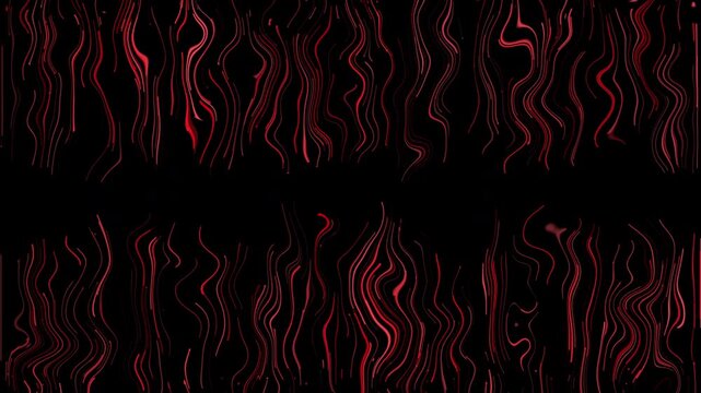 Abstract Red Line Particles Video Animated Background