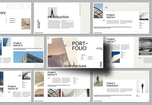 Architecture Portfolio Presentation Template