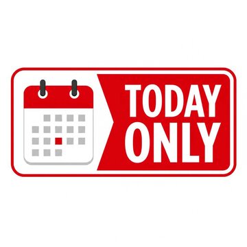 Exclusive limited-time special offer banner with a calendar icon, emphasizing urgency for daily deals and promotional events