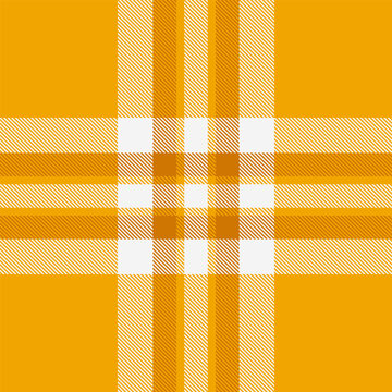 Traditional tartan plaid design with a classic woven appearance and bright and white tones. The seamless pattern recreates the look of woven fabric and works well as a decorative surface background.
