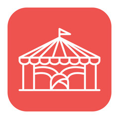 Obraz premium Big Top Icon