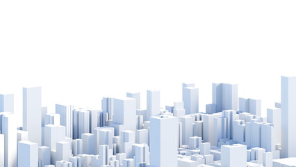 Fototapeta premium modern city skyscrapers of NEW YORK america. Stilized iconographic view black and white building on transparent background PNG