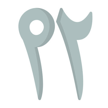 Arabic Number 92 Icon Design