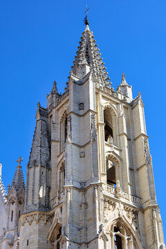 The Cathedral of Leon (Saint Mary of Regla) in Leon city, Spain