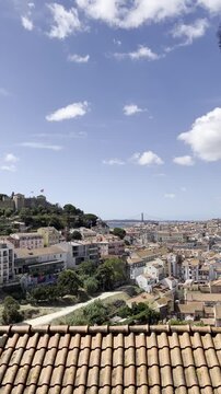 View of Lisbon from the Miradouro da Gra&ccedil;a (Sophia de Mello Breyner Andresen), Portugal