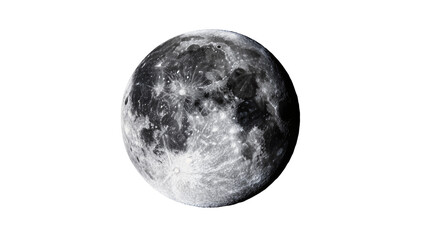 Detailed full moon with craters and maria © Sophia