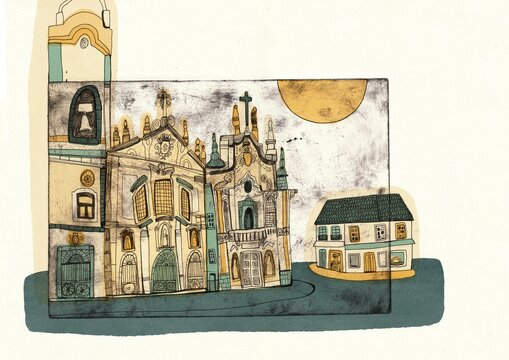 Carmo church in Porto, Portugal.