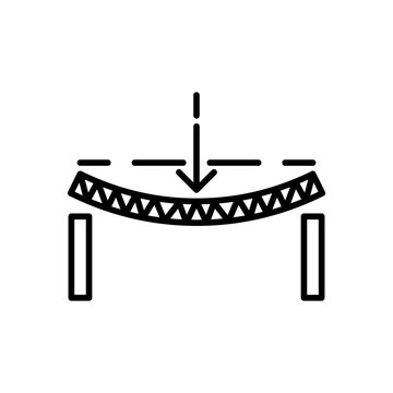 Compressive power of steel contruction icon