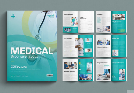 Medical Brochure Layout Template