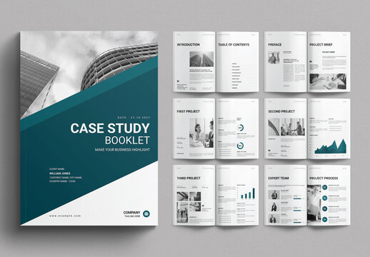 Case Study Booklet Template