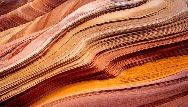 Colorful Sandstone Layers Geological Texture Desert Landscape Abstract Background Nature Photography