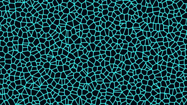 An irregular reticulated background with motion effect animated illustration