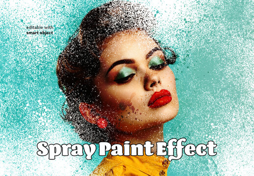 Spray Paint Photo Effect