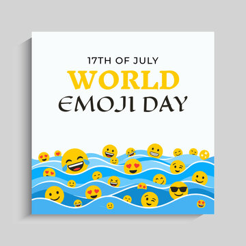 World Emoji Day Social Media Post Banner Design