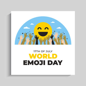 World Emoji Day Social Media Post Banner Design