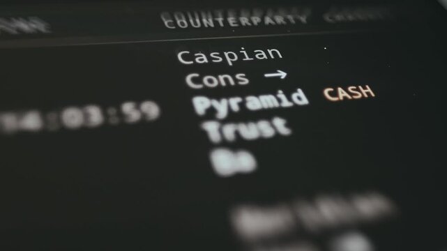 Transaction tape log with real-time trading transactions between entities