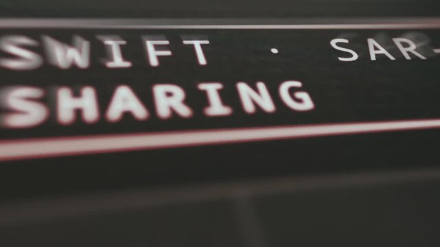 Swift Sar-Sharing network used for international money transfers