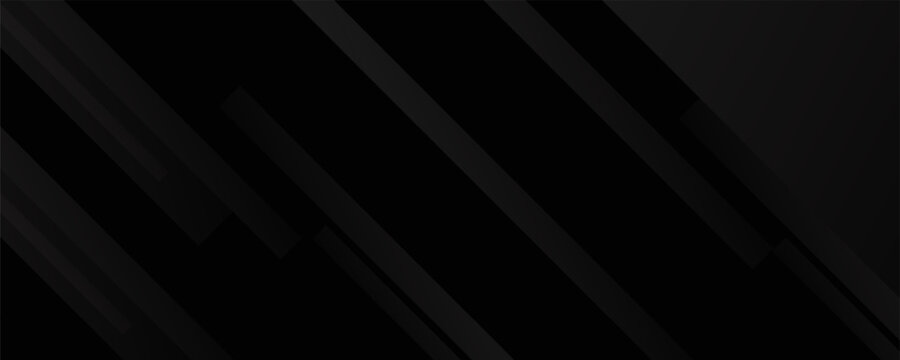 Black abstract background. Elegant dark diagonal shape elements.