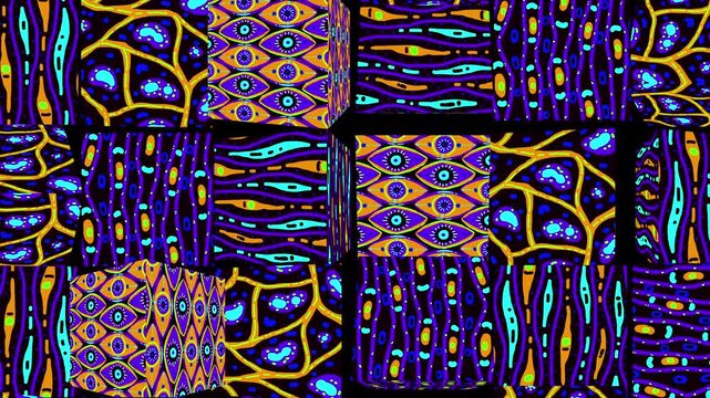 Psychedelic Box Pattern 01