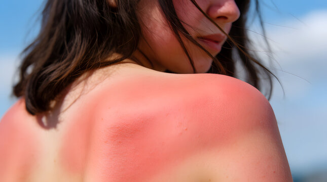 Painful Sunburn on Shoulders After Extreme Heat