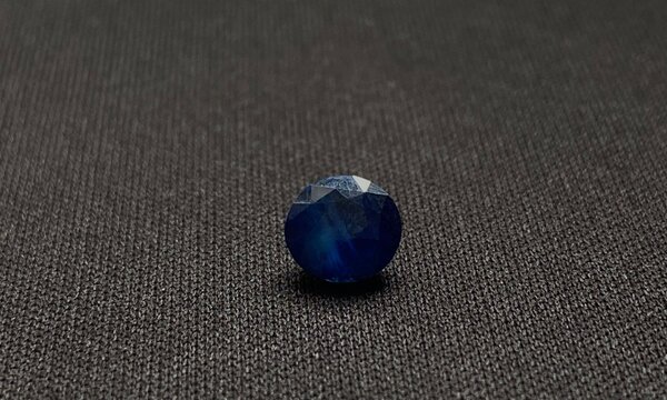 blue glass ball