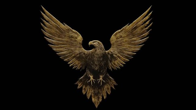 eagle in flight