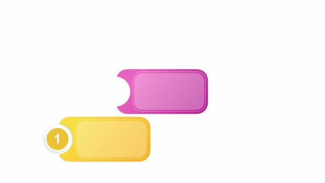 animated video of business plan infographic 3 and 9 steps template, rectangle shape for strategic planning, business presentations and reports