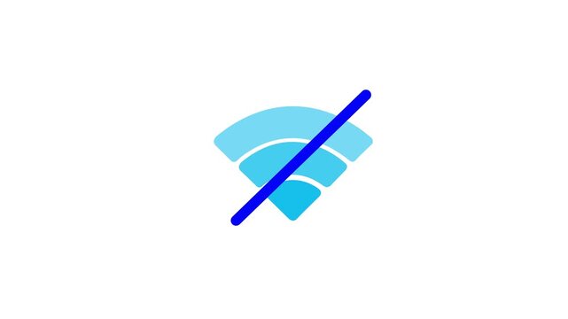 WiFi Signal Icon for Wireless Internet and Network Connection