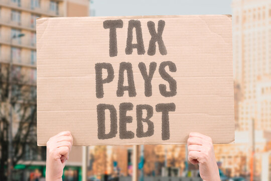 "Tax pays debt" Citizens fund interest obligations. FUND. INTEREST. OBLIGATIONS. CITIZENS. TAX.