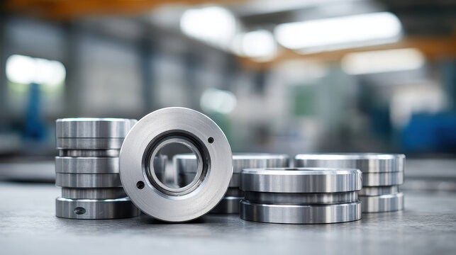 Polished Surfaces of Machined Metal Parts
