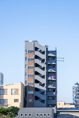 Modern apartment building in Durban city centre, South Africa © Brad
