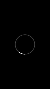 Loading Spinner Vertical Animation, Loading Circle Indicator, Circular Loading Indicator Concept