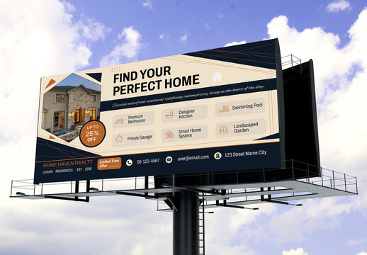 Bill Board Design Template Layout