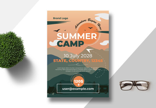 Fun Summer Camp Activity Poster