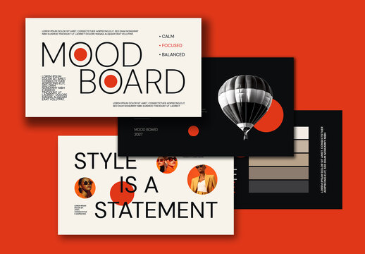 Minimal Mood Board Template
