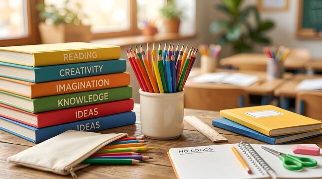Books, Pencils, School Supplies, Education, Learning, Classroom, Ideas, Knowledge, Creativity