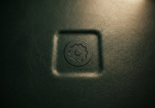 Debossed Logo Mockup