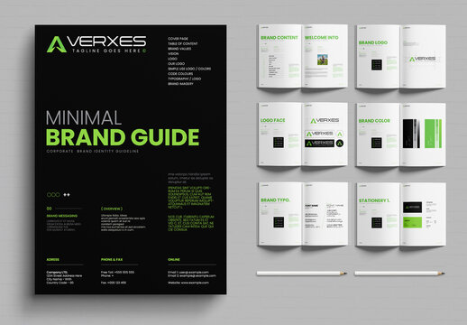 Corporate Brand Guideline Template Brand Identity Standards Manual