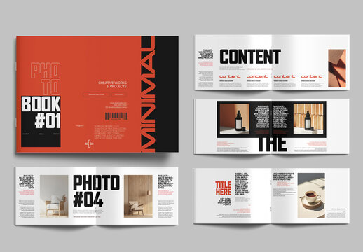 Photobook Portfolio Magazine Template