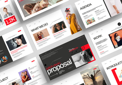 Pitch Deck Proposal Presentation Template