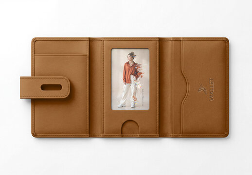 Leather Wallet Mockup